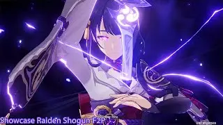 Showcase Raiden Shogun 200K (F2P) | Genshin Impact ID