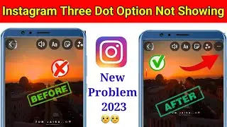 Instagram Story Three Dot Option Not Showing | Instagram Draw Option Not Showing | Insta features🥺