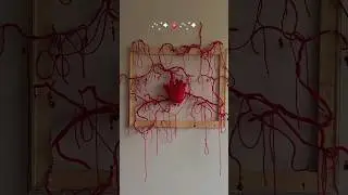 Painting with string 🤯🧶
