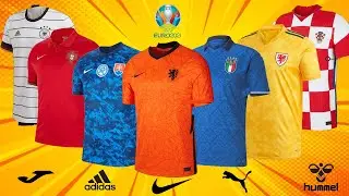 👉💥ALL 24 TEAM'S KITS UEFA EURO 2020 2021 HOME and AWAY