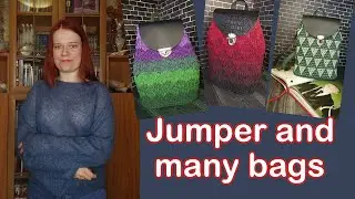 I am back! Jumper and many backpacks - Knitting Podcast Episode 17