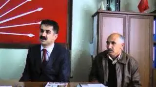 Gülsüm Koç'un babası ile Böngöl'de yaptığım basın açıklaması