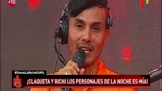 Claqueta y Richi, los personajes de La Noche es Mía