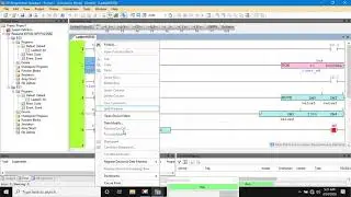 Fuji plc programming tutorial part1 with simulation panel design,  timer, compare and move inst6