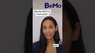Why the MCAT is challenging and how to overcome it: reason 1 