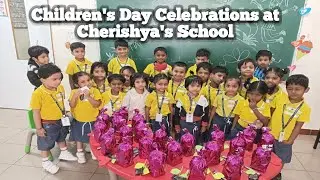 Children's Day Celebrations at Cherishya's School🎉😍||Cherry Dance with her school Friends❤️#trending