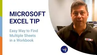 Excel Tip: Easy Way to Find Multiple Sheets