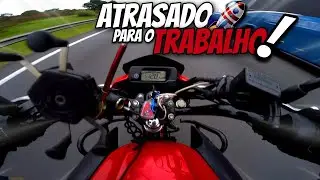 PERCURSO DE MOTO PARA O TRABALHO