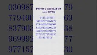 Número primo y capicúa de 101 cifras.