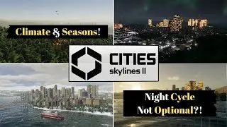 Cities Skylines 2 | CONSOLE player REACTION | Climate and Seasons - Feature HIGHLIGHTS