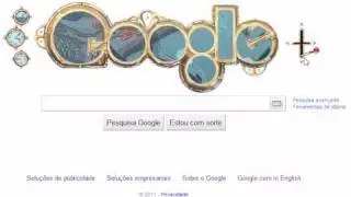 Google homenageia Júlio Verne com doodle controlável