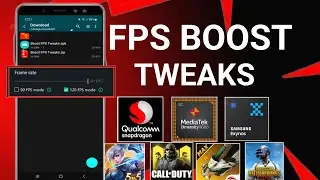 FPS Boost Tweaks ! Boost Performance ! Max FPS Fix Lag - No Root