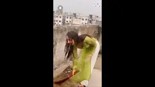 cleaning terrace in rain vlog | barish me chhat ki saffaee | floor cleaning vlog @virginstuff1953