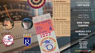 1977-Oct-08 • NYY/KCR • ALCS G4 • New York Yankees vs Kansas City Royals - Baseball Radio Broadcast