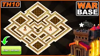 NEW BEST! COC TH10 War Base 2023 Copy Link | Anti 2 star Town Hall 10 base - Clash of Clans