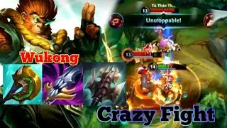 Wukong vs Teemo Baron Lane || Wukong Wild Rift Gameplay || Build and Runes