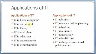 IT and ITeS