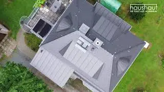 Aluminiumschindel Dach im Erzgebirge begeistert die Bauherren