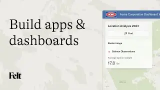 Build Powerful Maps & Dashboards Without Code