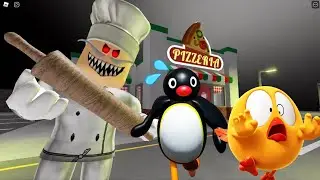 Chicky and Pingu Plays: Papa Pizza Pizzeria in Roblox - Where's Chicky? ROBLOX
