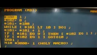 cnc milling macro programming example