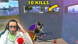 مواجهة حامية🔥 في بوبجي موبايل - لا تصدق كيف انتهت😱 pubg mobile GAMEPLAY 10 KILLS