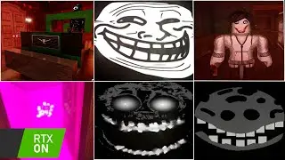 Doors New Updated! Super Hard Mode All Jumpscare RTX ON