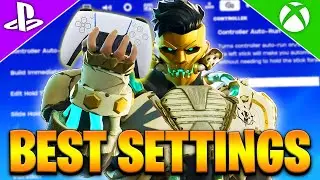 NEW BEST Controller SETTINGS in Fortnite Chapter 5 Season 3! (PS4/PS5/XBOX/PC)