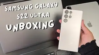 Samsung Galaxy S22 Ultra ASMR Unboxing #asmr #asmrunboxing