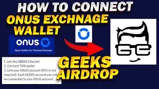 How to Connect ONUS Wallet to GEEKS Airdrop | ONUS Exchange