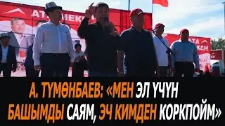 А.Тумонбаев: 