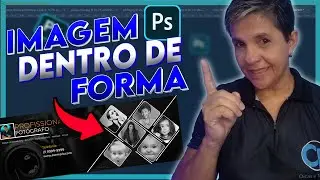 COMO COLOCAR QUALQUER IMAGEM DENTRO DE QUALQUER FORMA NO PHOTOSHOP || TUTORIAL PARA INICIANTES
