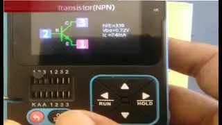 Diode, transistor, resistor and capacitor measurement with DSO-TC3 meter