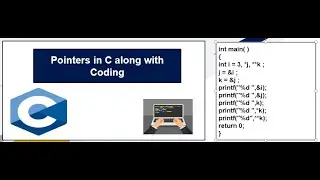 Pointers in C along with Coding part - 1