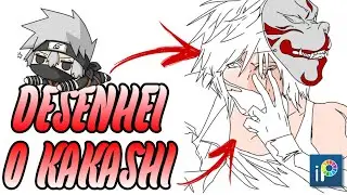 Desenhando o kakashi no Ibis Paint x #digitalart #ibispaintx #ibispaint #design #drawing
