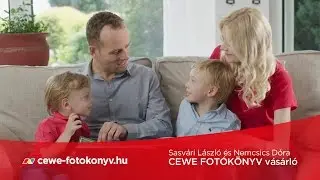 CEWE FOTÓKÖNYV 2016. Sasvári család TV spot