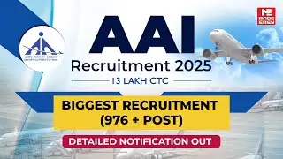 AAI Recruitment 2025 | 976+ Vacancies | ₹13 Lakh CTC | Eligibility, Syllabus, Pattern & Apply Online
