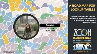 A Road Map for Lookup Tables by Arantxa: Zcon4