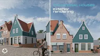🏘️TUTORIAL : RENDER EXTERIOR | CASAS TRADICIONALES