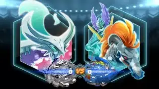 Beyblade burst app~Lui vs Valt (Luinor L2 vs Valtryek V2)