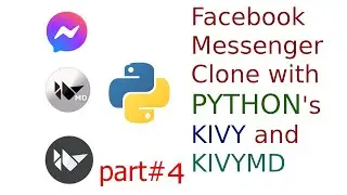Clone Facebook Messenger with python's kivy and kivymd || part #4 || Front End ||