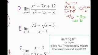 Recognizing indeterminate forms | Calculus (limits)