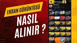 Tam Ekran - Belirli Bir Yerin - Bütün Sayfa - Ekran Görüntüsü Alma ve Masa Üstüne Kaydetme