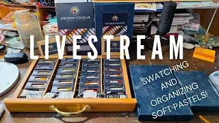 Livestream: swatching soft pastels and organizing new palette!