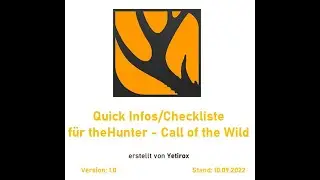 Wie benutze ich die CotW Checkliste? (CotW Tutorial)