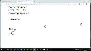 Bootstrap Loading Spinners