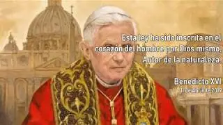 Benedicto XVI rompe su silencio sobre la teología moral y la Ley Natural
