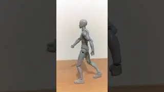 #Shorts Action Figure Model Walking Cycle Test