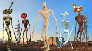 СИРЕНОГОЛОВЫЙ, СКРОМНИК, ЗНАКОГОЛОВЫЙ В РЕАЛЬНОЙ ЖИЗНИ. SIREN HEAD, SCP 096, STOP SIGN IN REAL LIFE