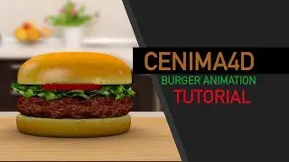 Burger 3D Animation Cinema4D Tutorial
